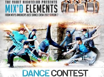 mixd elements dance contest flyer