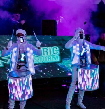 Electric snow drummers 2
